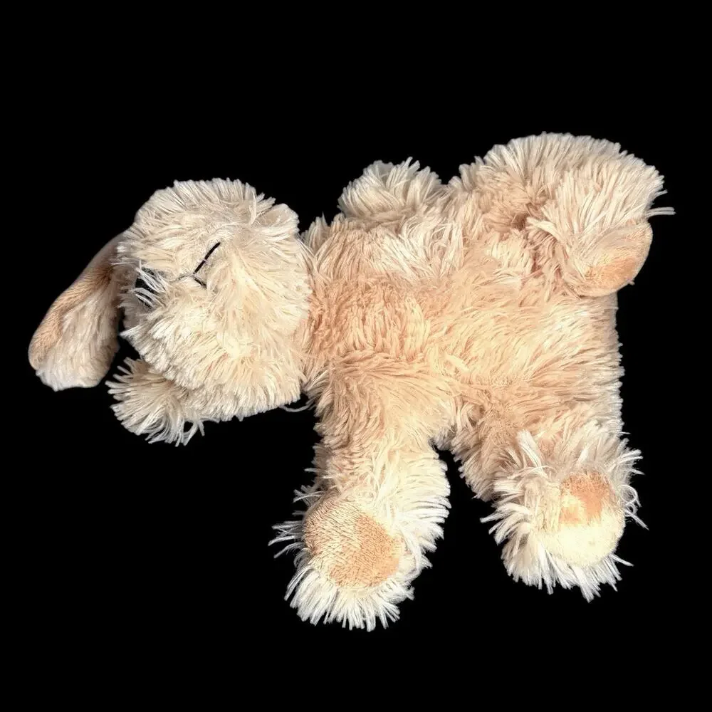Vtg Boyds Bears Droopsley Plush Puppy Dog #3809052 Cream Beanbag 2005 9 In